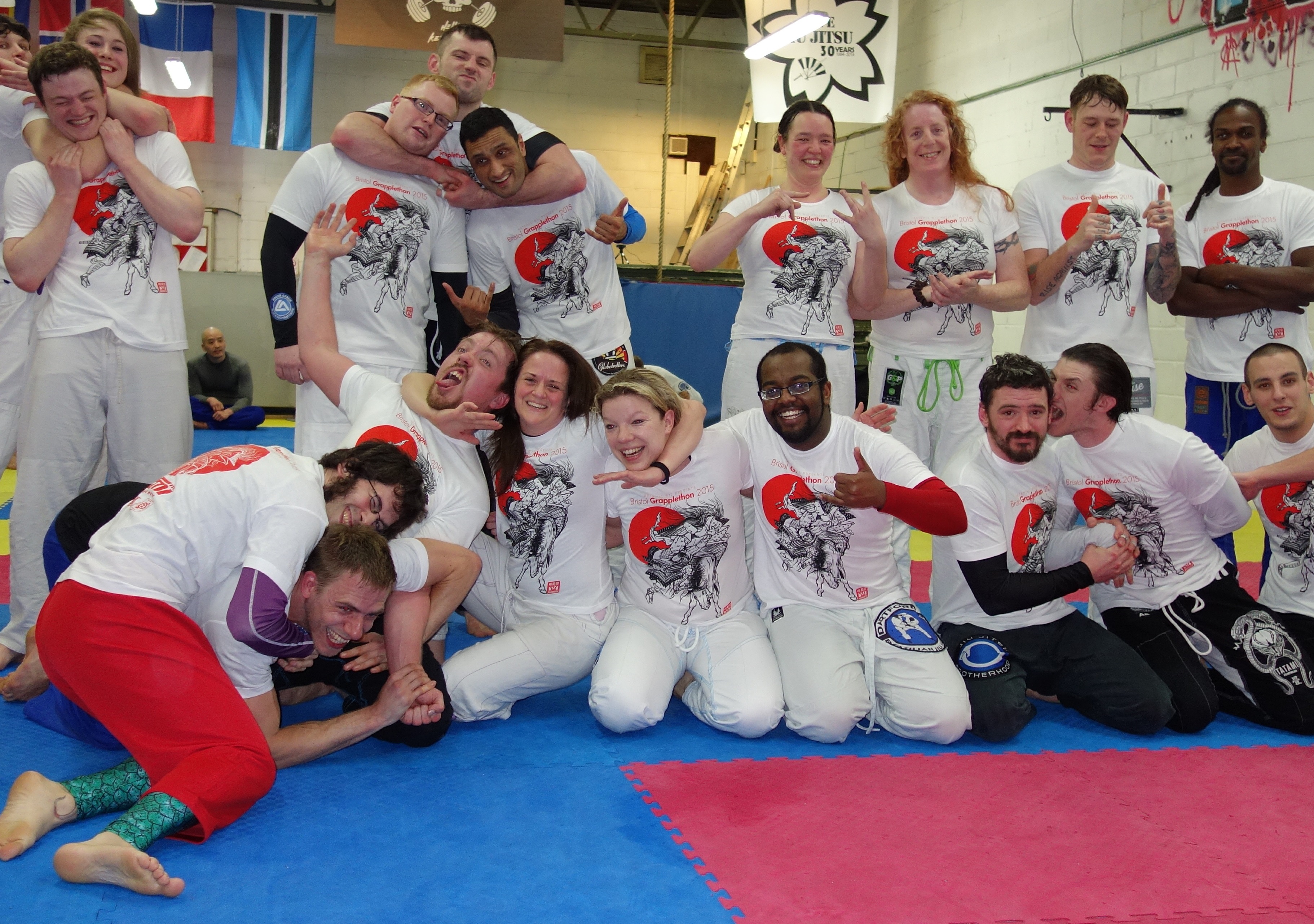 Fundraisers at the 2015 GrappleThon