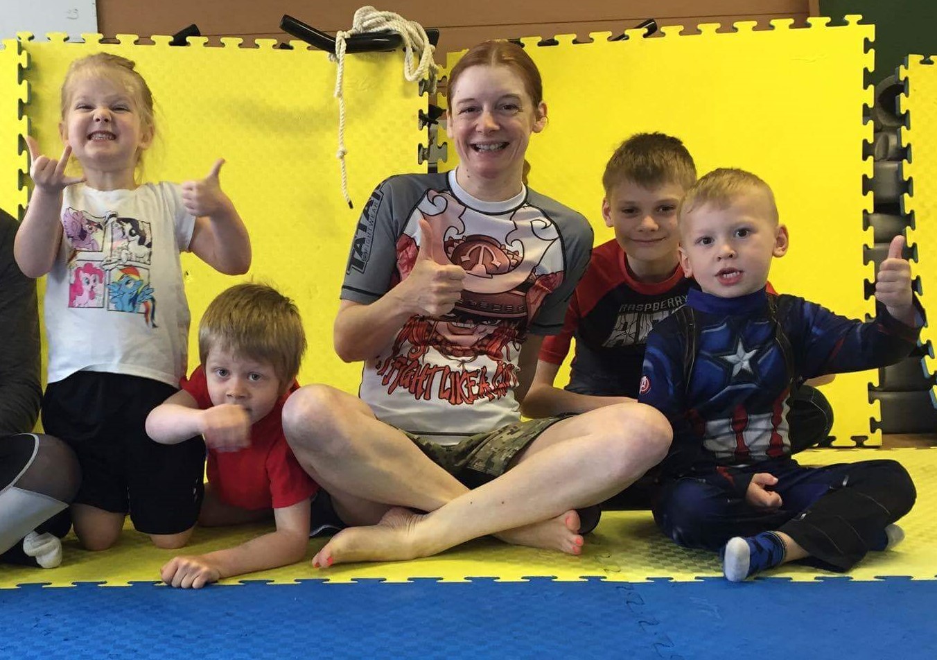 Artemis BJJ kids class Brazilian jiu jitsu Bristol instructors photo