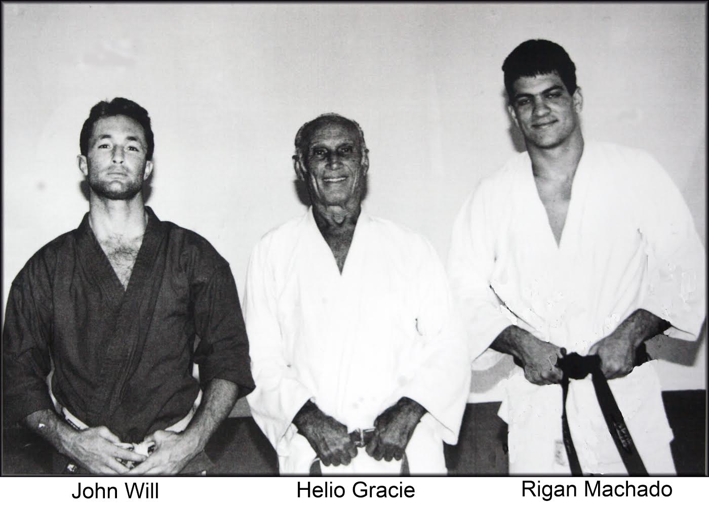 Artemis BJJ Brazilian Jiu Jitsu Bristol interview with John Will, pictured with Helio and Rigan