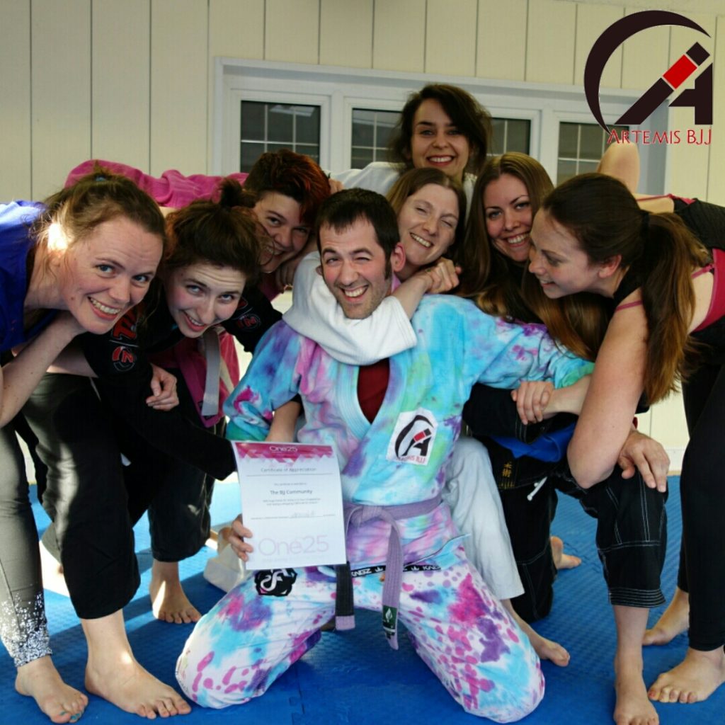 One25 Visit to Artemis BJJ women's BJJ class Brazilian Jiu Jitsu Bristol